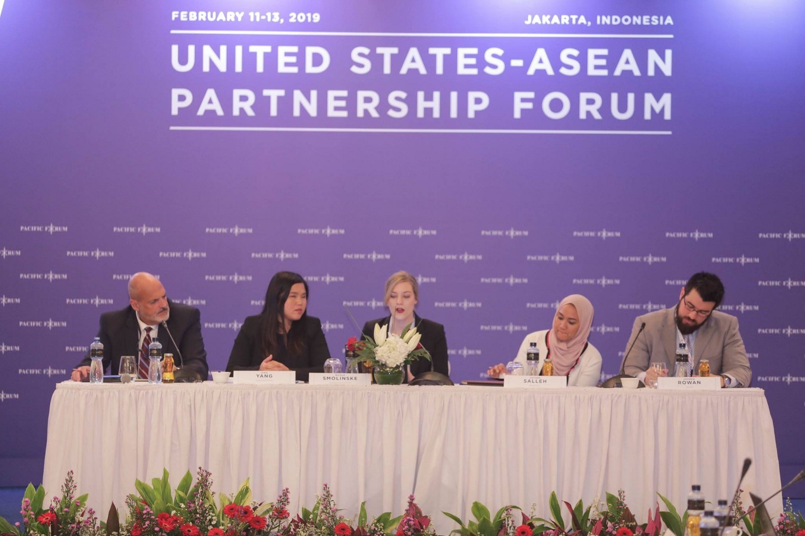 The Young Leaders presenting during the US-ASEAN Partnership Forum. Photo: Pacific Forum